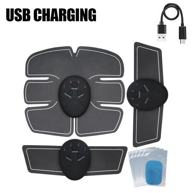 EMS USB Charging Muscle Stimulator Fitness Buttock Abdominal Trainer - Lacatang Market